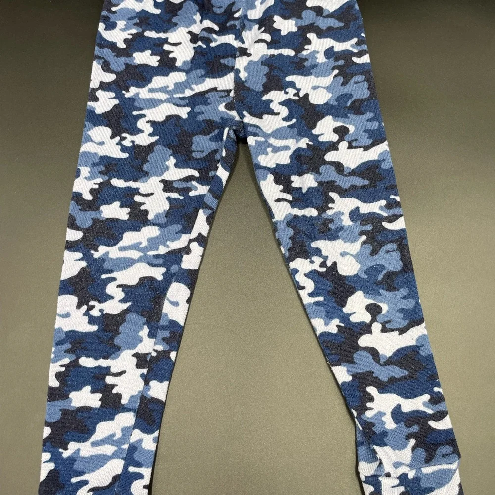 Rae Dunn 4T Boys Blue “ Dads Little Dude.” 2pc Pajama Set